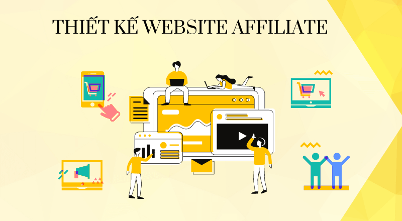 Thiết kế website affiliate kiếm tiền Online đơn giản