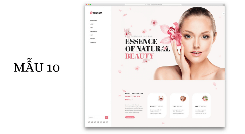 Mẫu website spa 10