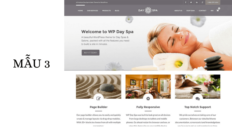 Mẫu website spa 03