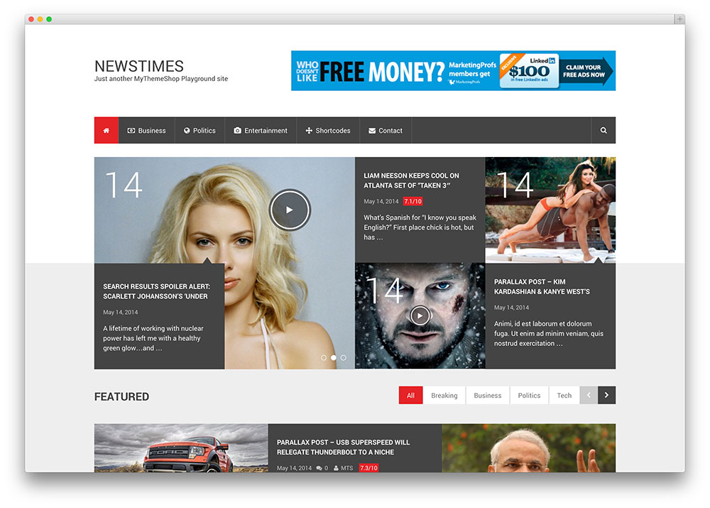 Template website tin tức được dùng nhiều nhất